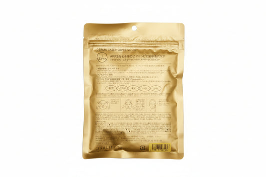 מסכת Derma Laser Super VC100 של Quality 1st – טיפול אינטנסיבי ויטמין C (7 מסיכות)