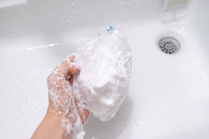 Marna Foaming Factory Facial Wash Net (With Hook, White)