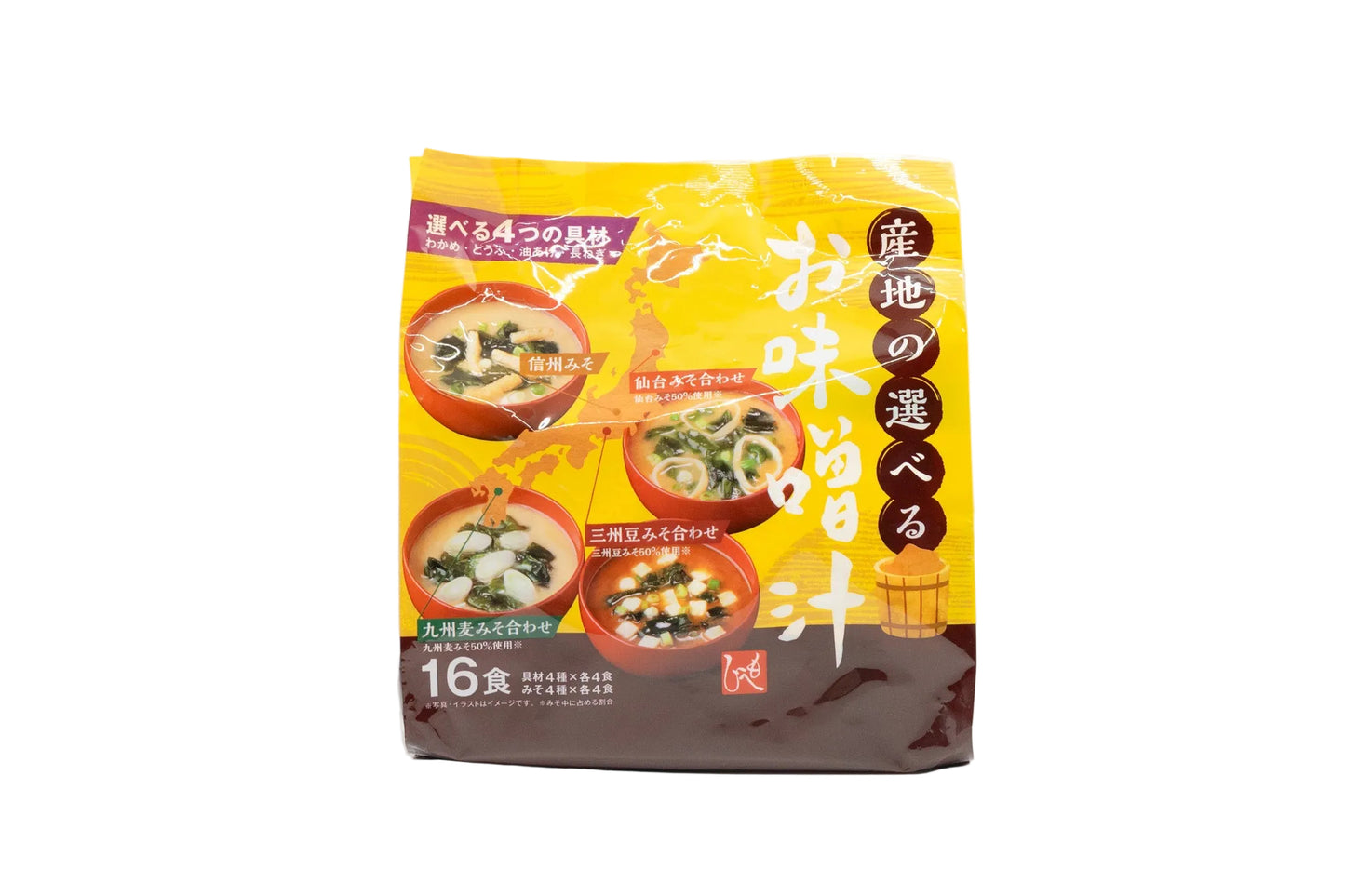 מארז מגוון מרק מיסו יפני (16 מנות)