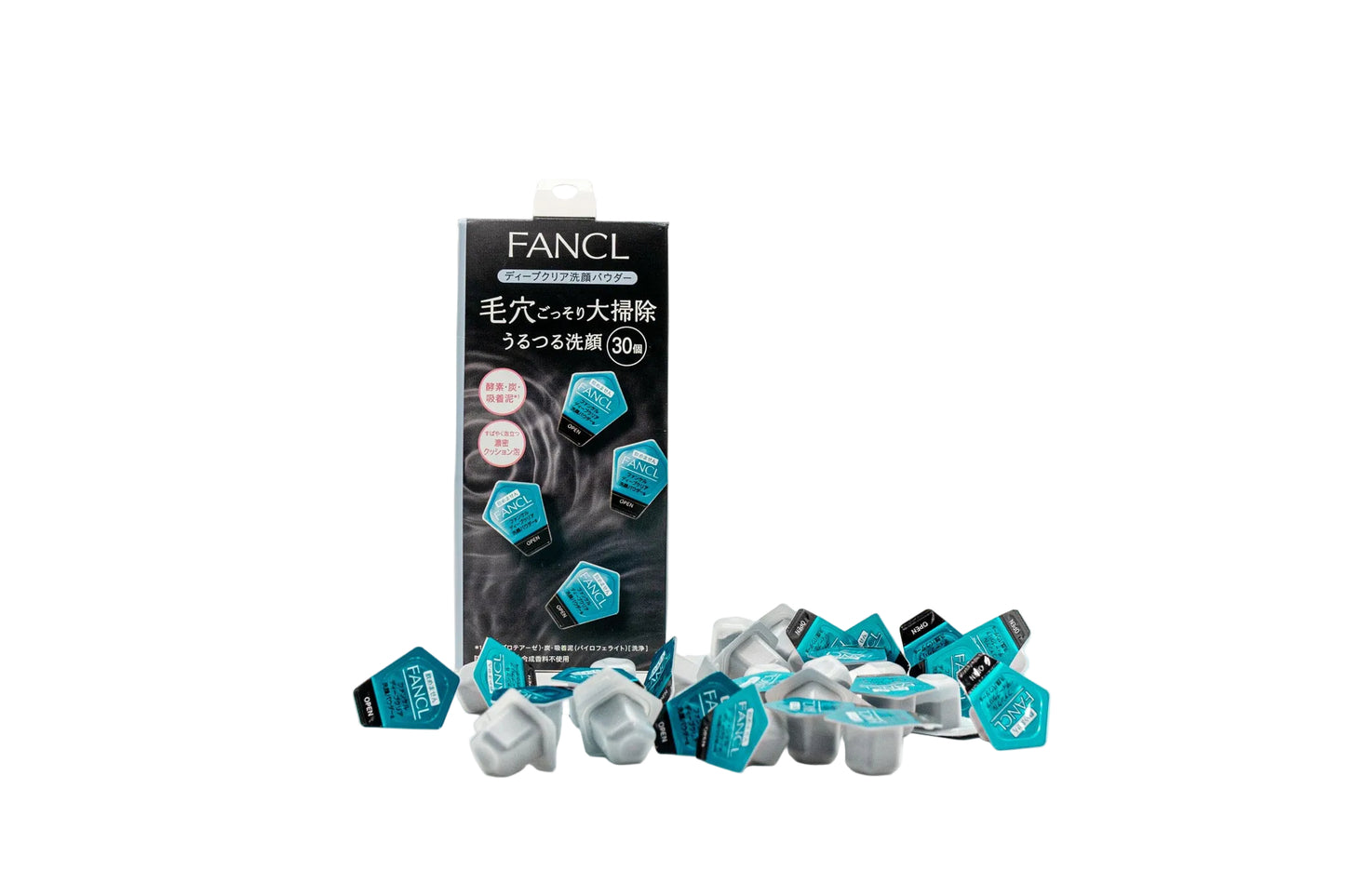 FANCL - אבקת סבון פנים עמוק לניקוי נקבוביות (30 כמוסות)