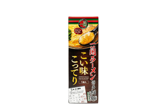 Ichiran Ramen Rich Flavor Hakata-Style Thin Straight Noodles (Single Serving)- 159g