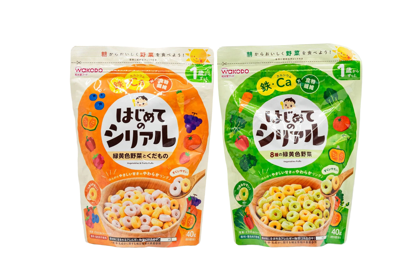 וואקודו Hajimete no Cereal Snack – חטיף דגנים לילדים 40 גרם