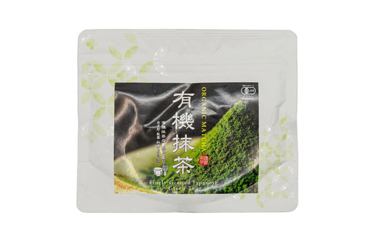 אבקת מאצ'ה אורגנית (Organic JAS Certified) – 60 גרם