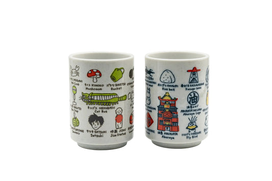 קולקציית כוסות קרמיקה של סטודיו ג'יבלי