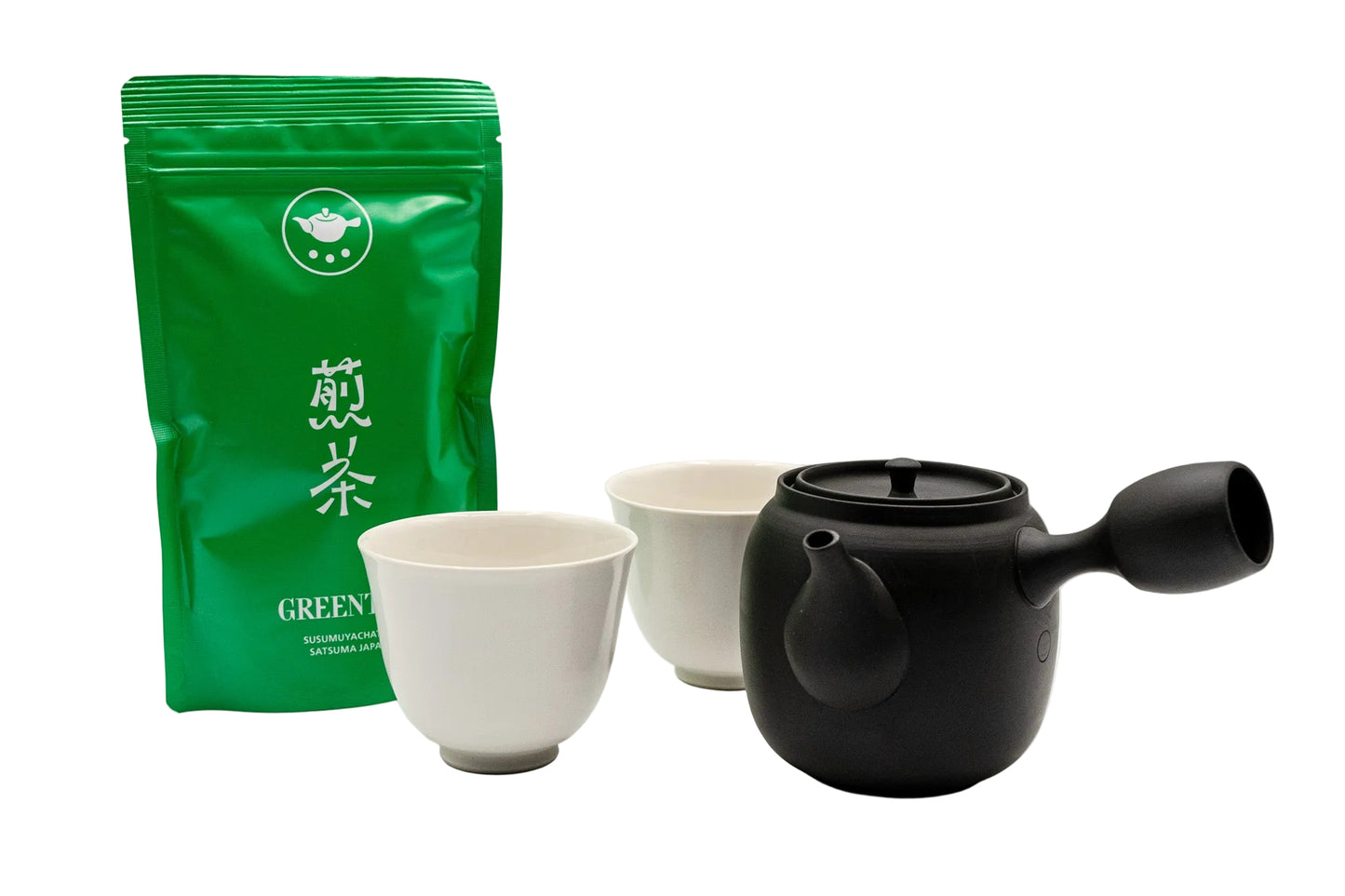 מתנת ערכת תה יפנית Sencha- Susumuya Chaten- חוות תה קטנה מקגושימה