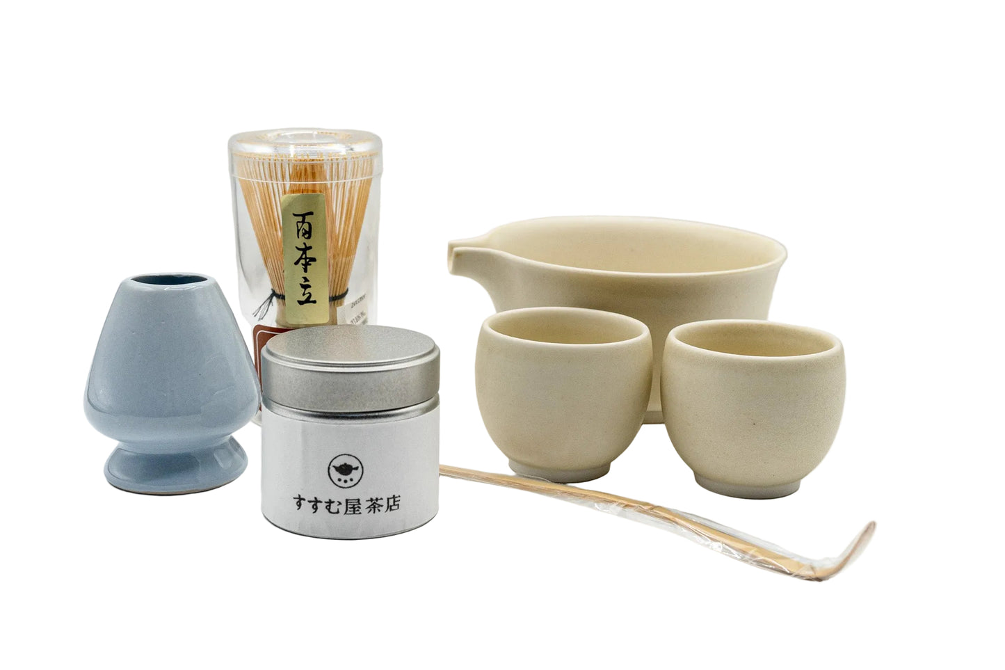 סט מתנה ערכת מאצ'ה יפנית של – Sencha- Susumuya Chaten- חוות תה קטנה מקגושימה