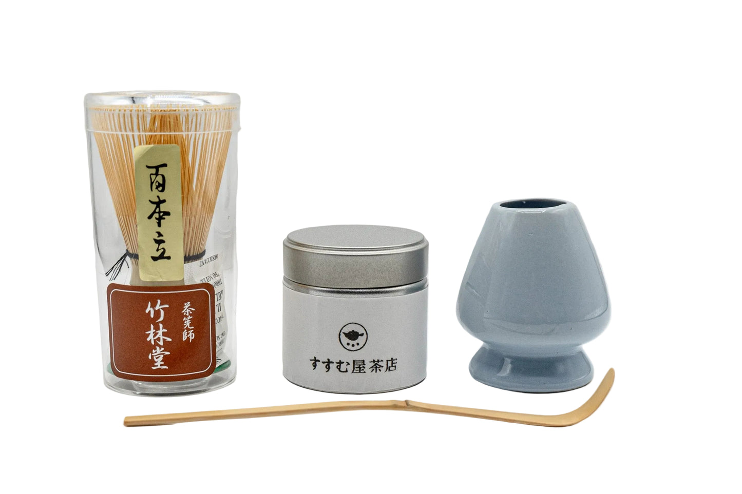 סט מתנה ערכת מאצ'ה יפנית של – Sencha- Susumuya Chaten- חוות תה קטנה מקגושימה