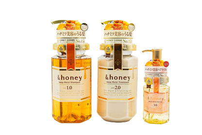 שמן לשיער לחות עמוקה ודבש - 100 מ"ל -Honey Deep Moist Shine&