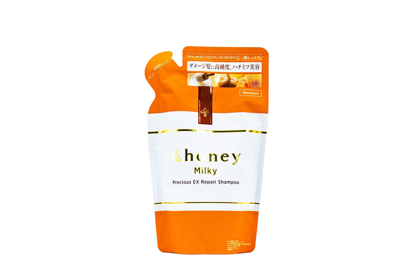 מילוי שמפו לתיקון שיער 385 גרם–  honey Milky Precious EX Repair＆