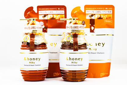 מילוי מרכך לתיקון שיער 385 גרם–  honey Milky Precious EX Repair＆