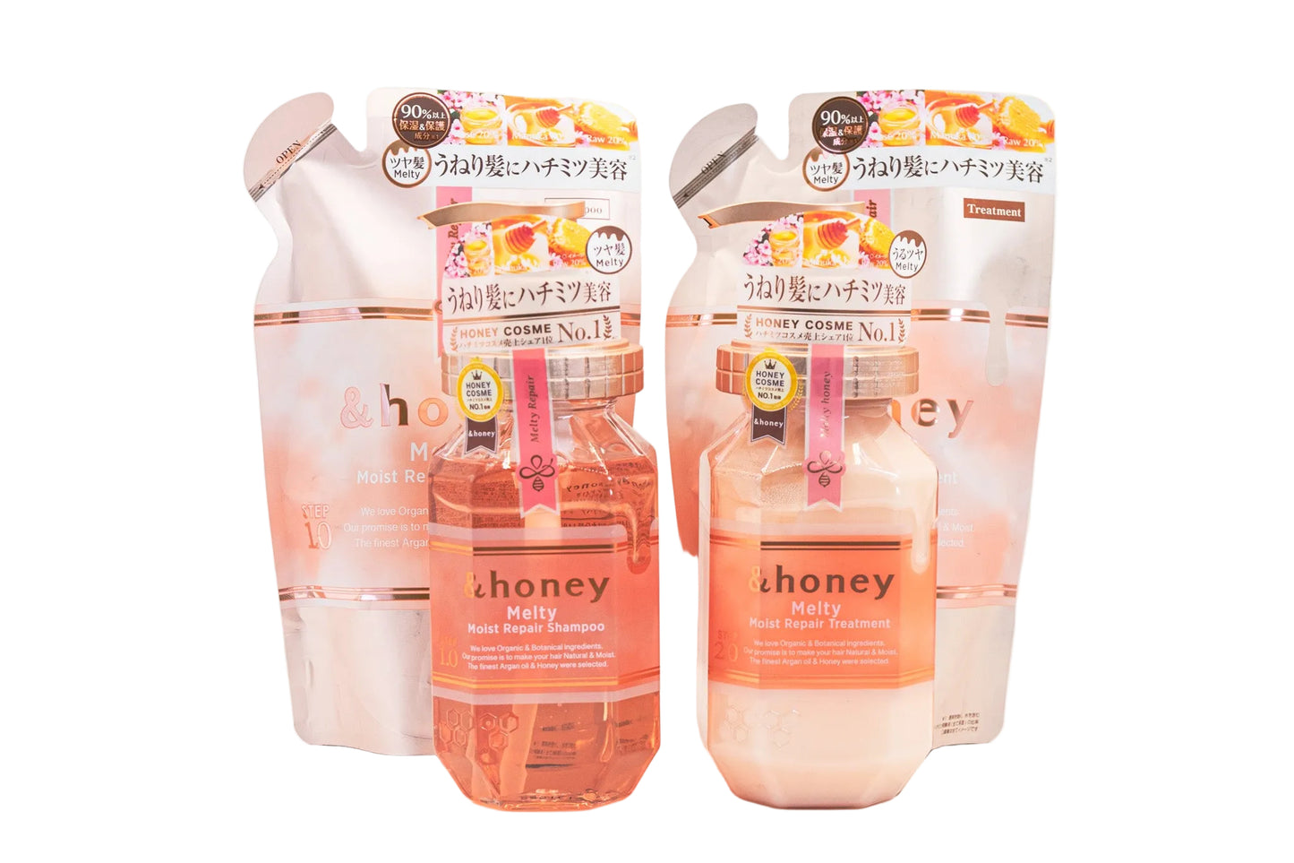 שמפו לחות מתקן 350 גרם של– Honey melty moist repair& 