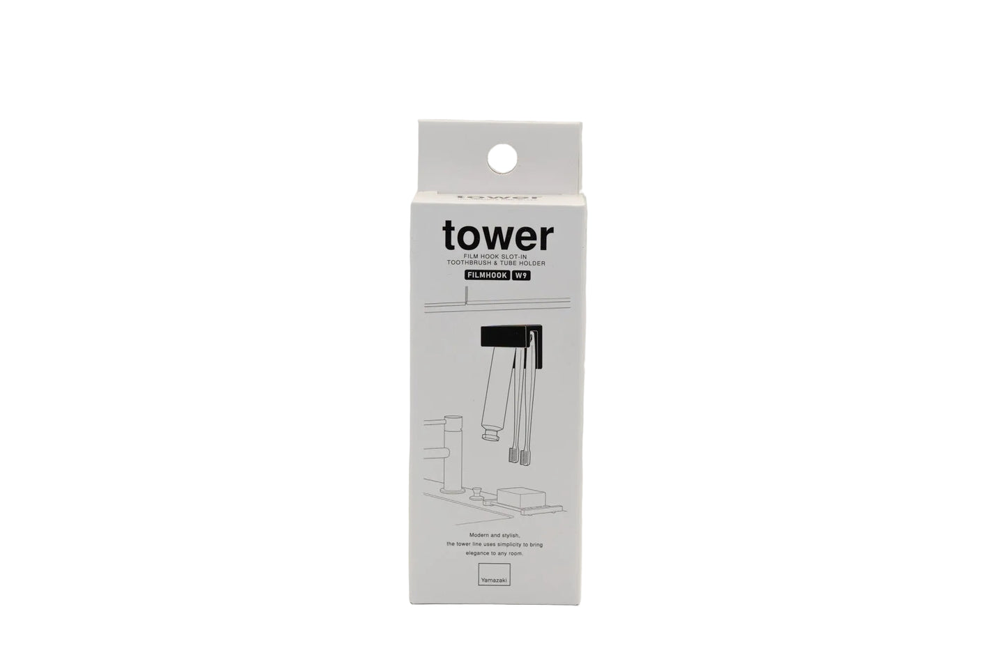 מחזיק מברשת שיניים וצינור וו סרט של– Yamazaki Tower