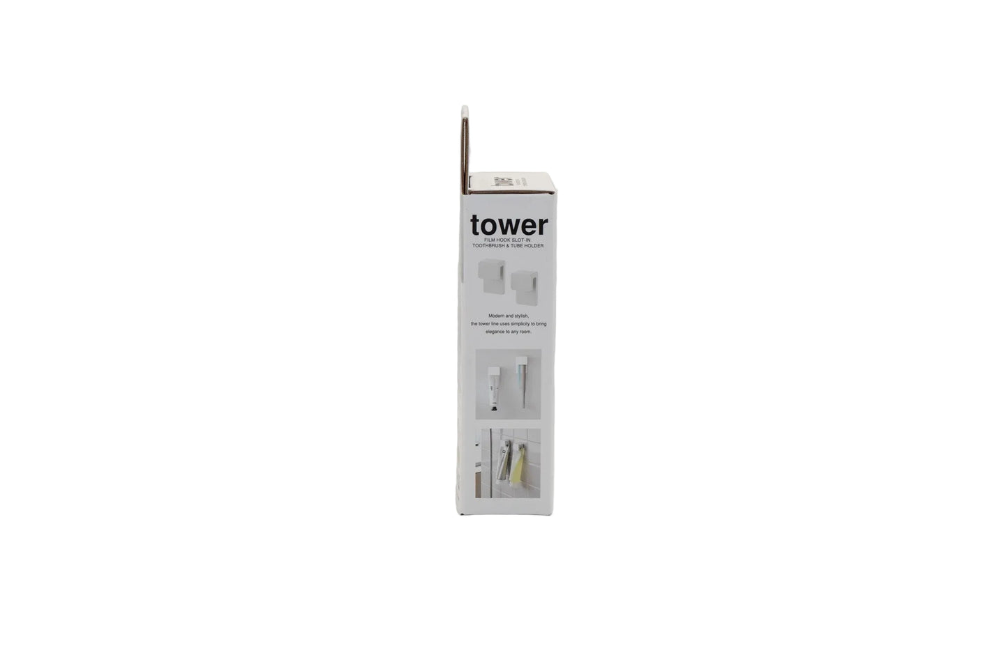 סט של 2 מחזיקי מברשת שיניים וצינור וו של– Yamazaki Tower 