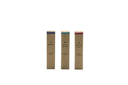 מקלות קטורת ניחוח טבעי ורגוע (תוצרת יפן) של- MUJI
