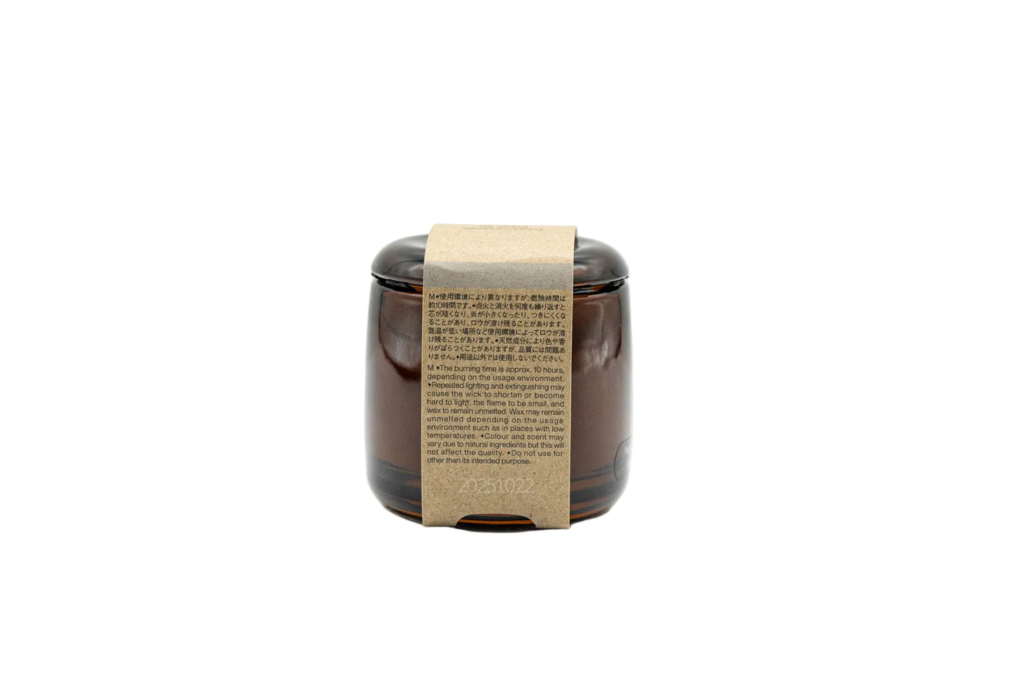 נר ריח שעווה טבעית (תוצרת יפן) של– MUJI