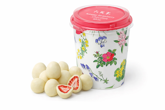 Rokkatei Freeze-dried Strawberries Coated White Chocolate- 130g
