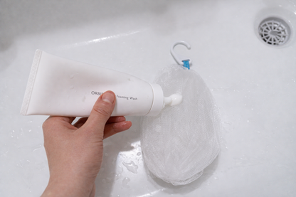 Marna Foaming Factory Facial Wash Net (With Hook, White)